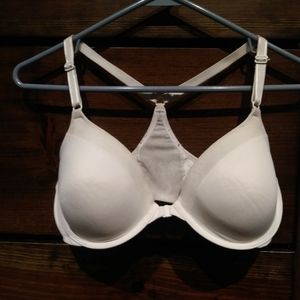 Warners 34 C white racer-back bra